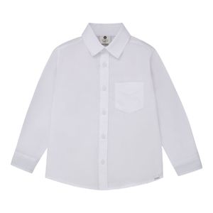 Camisa casual blanca para niño