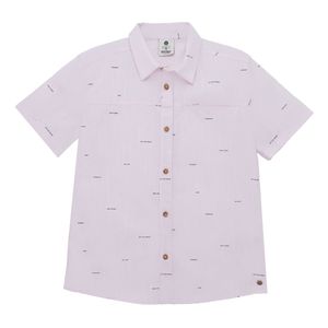 Camisa blanca estampado en numeros para niño